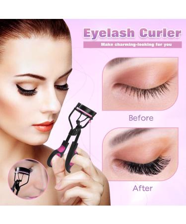 Moduskye 7-in-1 Eyelash Curler Set with 4 Replacement Pads - Long-Lasting Natural Lashes - Buy Online on GoSupps.com