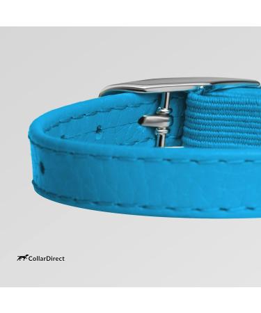 Collardirect Leather Cat Safety Collar | Adjustable Kitten Neck Band with Bell | Vibrant Colors - 15-18 cm - Buy Online on GoSupps.com
