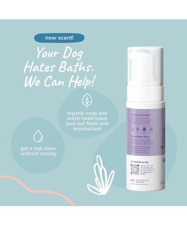 Kin+Kind Calming Waterless Bath for Dogs & Cats - Lavender, 8 fl oz (236 ml) - Buy Online on GoSupps.com