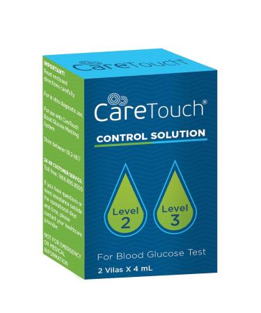 Glucose Test Strip Control Solution  Level 2 & 3