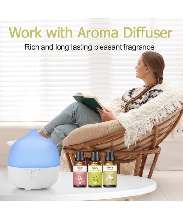 Floral Essential Oils Set - 3 x 30ml Premium Aromatherapy Scents for Diffusers, Home and Skin Care - Buy Online on GoSupps.com