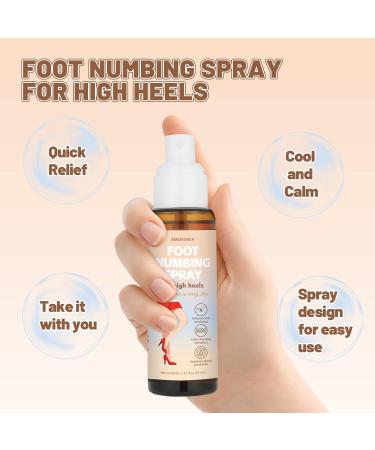 High Heel Foot Care Spray for Women Foot Numbing Spray for High Heels Lightweight Refreshing Foot Mist for Daily Comfort Long Hour Wear & Standing 2 fl oz - Buy Online on GoSupps.com