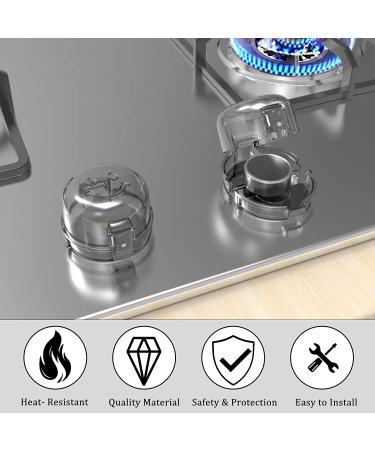 Child Safety Stove Knob Covers (5+1 Pack) - Large Gas Stove Knob Locks for Kids Protection - Buy Online on GoSupps.com