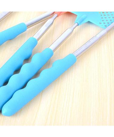 Adjustable Fly Swatter Telescopic Fly swatter Stainless Iron Metal Steel Fly mosquiito swatter Square Head Long Handle mosquiito kiiller and Fly swatter - Buy Online on GoSupps.com