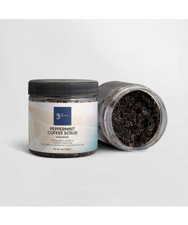 Dermlumen Peppermint Coffee Scrub Exfoliating Body Scrub for Smooth Glowing Skin With Arabica Coffee Coconut Oil & Mint Reduces Cellulite & Dryness 8oz - Buy Online on GoSupps.com