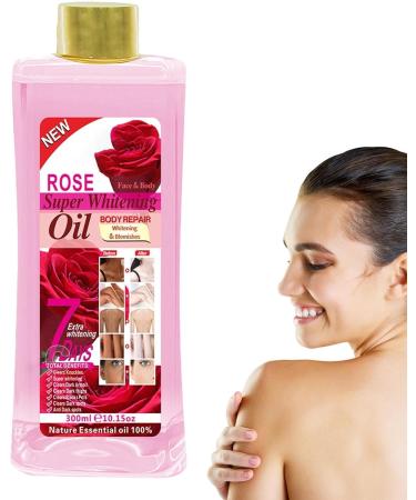3PC Rose Oil for Skin Black Skin Lightening Oil 7 Days Rose Super Whitening Oil Rose Oil for Lightening Dark Skin Rose Whitening Oil Body Repair - Buy Online on GoSupps.com