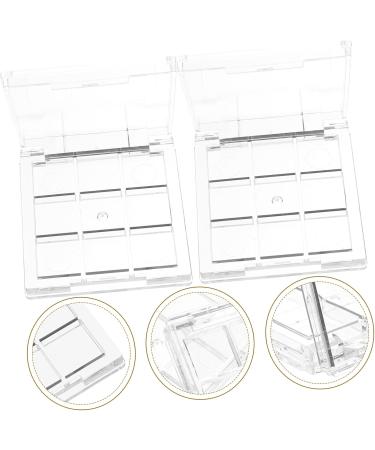  minkissy minkissy Set of 2 Empty Eyeshadow Grids Mini Makeup Eyeshadow Palettes - Buy Online on GoSupps.com