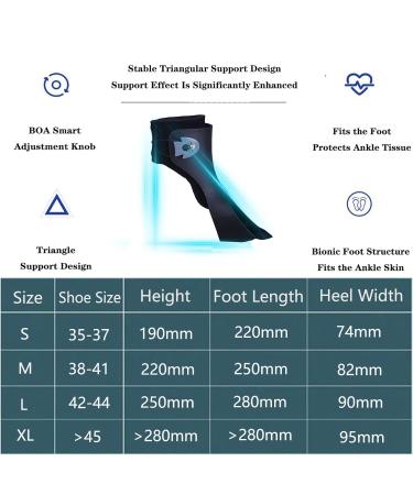 Buy SFKLYU Drop Foot Orthosis & Ankle Brace for Sprains | Support for Volleyball Basketball & More - XL Style B Left - Buy Online on GoSupps.com