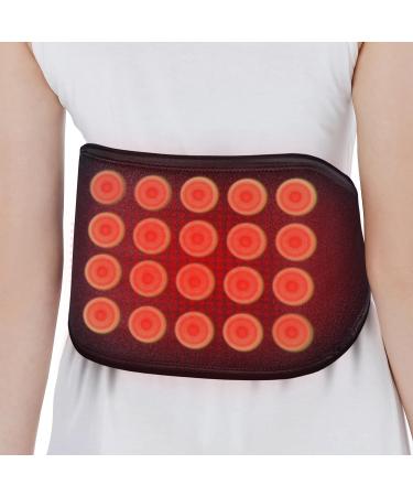 UTK Far Infrared Heating Pad for Lower Back Pain Relief - Extra Large 55'' Belt with Natural Gemstone | Fast Heating, Auto Shut Off, Smart Controller - Buy Online on GoSupps.com