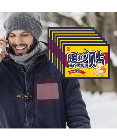 Body Warmers with Adhesive | Long-Lasting Warming Winter Body Foot Patch | Large Heating Pads with Adhesive Warm Heart Bear Warm Stickers (13*10) - Buy Online on GoSupps.com