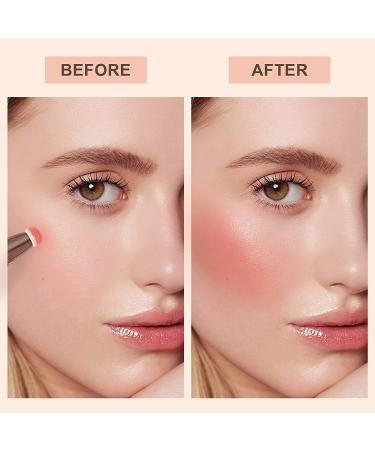 Mysense Liquid Blush Makeup Cream Blush Beauty Wand Liquid Face Concealer Contouring with Cushion Applicator Natural Matte Finish Blendable Super Silky Cream Blush Stick 02 Peach Pink Blush #02 Liquid Blush Wand - Peach Pink - Buy Online on GoSupps.com