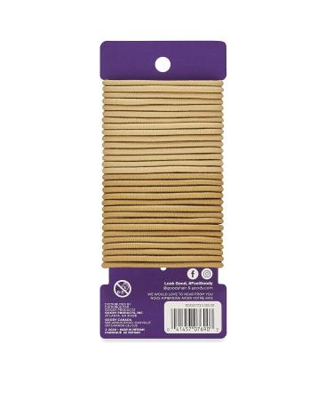 GOODY Ouchless Blonde Hair Elastics 3 Count - Gentle Hair Accessories for Fine Curly Hair - Pain-Free and Sensitive Scalp Friendly - Buy Online on GoSupps.com