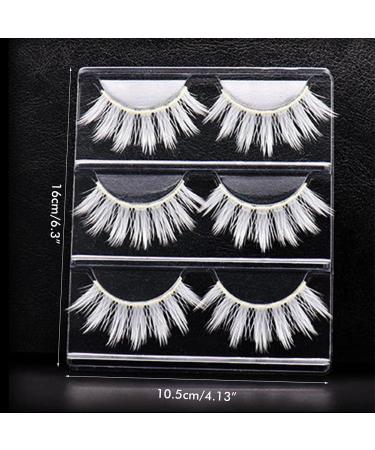 Dan & Dre White False Eyelashes | Cosplay Makeup & Eyelash Extensions for Parties - Buy Online on GoSupps.com
