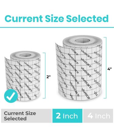 Vive Soft Cloth Surgical Tape 2 x 10 Yds (3 Rolls) - Hypoallergenic First Aid Kit Supplies for Wound Dressing - Latex-Free Medical Fabric Adhesive - Buy Online on GoSupps.com