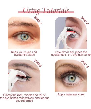 Premium Eyelash Curler Combo Set | Wide-Angle & Partial Curlers 2 Silicone Pads 24-Hour Curling International Shipping Available - Buy Online on GoSupps.com