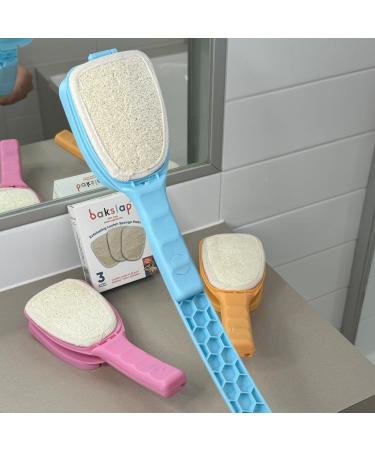Bakslap Body Lotion Back Applicator for Self Use | Apply Cream and Lotion for Women Men Ideal for Elderly | Extendable Long Handle for Legs and Body - Blue - Buy Online on GoSupps.com
