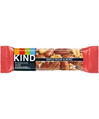 KIND Bars Bulk Pack Maple Pecan Almond High Fibre Gluten Free Snack Bars No Artificial Colours Flavours or Preservatives 72 x 40g bars - Buy Online on GoSupps.com