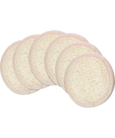 6-Piece Luffa Pad Set for Face & Body | Exfoliating Bath Shower Sponges | Skin Peeling Brush for Men & Women - Buy Online on GoSupps.com