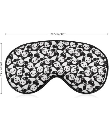 Cute Panda Sleep Mask for Women | Adjustable Eye Shades Cover with Elastic Strap for Comfortable Sleep - Buy Online on GoSupps.com