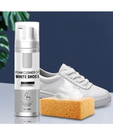 GNAUMORE Foam White Shoe Cleaning Shoe Whitener Shoe Cleaning Foam For White Trainers Whitener Colour Restore For Sneakers Sneaker Whitener Stain Remover - Buy Online on GoSupps.com