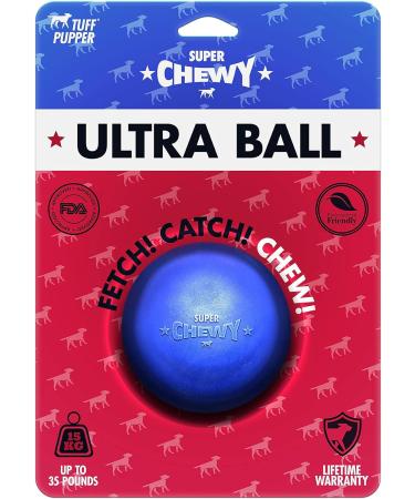 Tuff Pup Superchewy Tough Ball Toys for Dogs | Durable Natural Rubber | Best for Large Breeds | Ultra-Durable 2-Inch & 5-CM Options - Buy Online on GoSupps.com