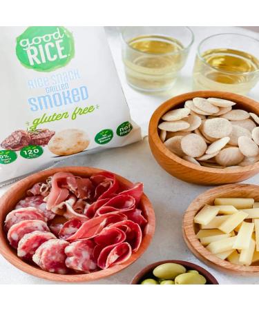 Smoked Meat Flavored Rice Snacks x10 - Delicious and Savory Rice Snacks - Buy Online on GoSupps.com