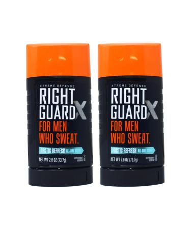 Right Guard Total Defense 5 Invisible Solid Antiperspirant Deodorant Arctic Refresh 2.6 Oz. (Pack of 2)