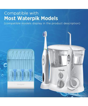 Waterpik Water Flosser Replacement Tips - 6 Pik Pocket Tips + Storage Case - Buy Online on GoSupps.com