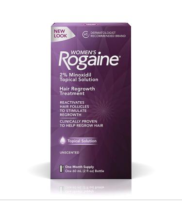 Women's Rogaine 2% Minoxidil Topical Solution for Hair Thinning and Loss  Topical Treatment for Women's Hair Regrowth  1-Month Supply - Buy Online on GoSupps.com