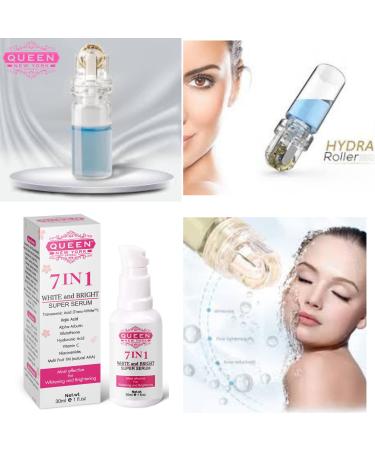 QUEEN 7in1 White and Bright Super Serum- Dark Spot Remover - Tranexamic Acid, Kojic Acid, Alpha Arbutin - Fragrance Free - Buy Online on GoSupps.com