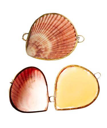 Earth Tu Face Seashell Perfume Balm Handcrafted Organic Safflower & Beeswax Balm Safflower Sandalwood Bergamot Petitgrain Long Lasting Aromatherapy Fragrance Solid Perfume Gifts 1oz (Leaves & Wood) Leaves Wood