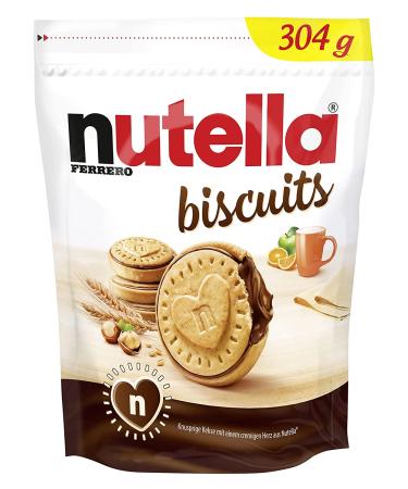 Nutella Biscuits Resealable Bag - 10.72 Oz | Delicious Hazelnut Treats - Buy Online on GoSupps.com