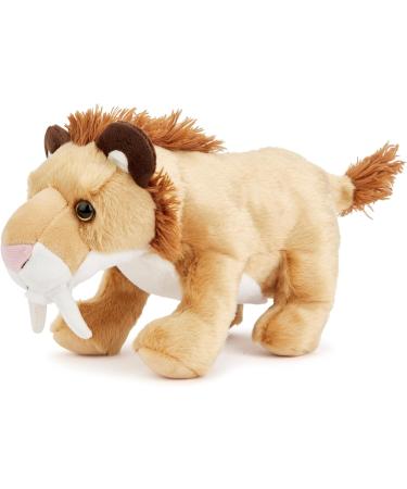 Zappi Co Smilodon Plush Toy - 38cm Soft Stuffed Animal for Kids | Safari Animals Collection - Buy Online on GoSupps.com