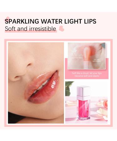 MXYWO Plumping Lip Oil - Hydrating Lip Glow Oil - Moisturizing Lip Gloss - Tinted Lip Balm - Natural Lip Plumper - 6ML (001 Pink) - Buy Online on GoSupps.com
