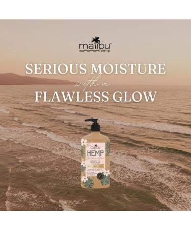 Malibu Tan Hemp Golden Glow Skin Firming Lotion Medium Deep 18 fl oz (530 ml) - 1-PACK 18 Fl Oz (Pack of 1) - Buy Online on GoSupps.com