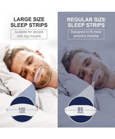 Sleep Mouth Strips - Gentle Nasal Breathing Aid for Better Sleep Quality - Reduce Mouth Breathing & Snoring (60pcs) - Buy Online on GoSupps.com