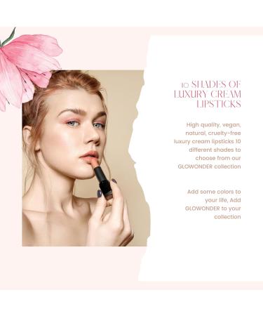 Lustrous Latte Luxury Cream Lipstick - Moisturizing Argan Oil & Vitamin E | Vegan & Cruelty-Free - International Shipping Available - Buy Online on GoSupps.com