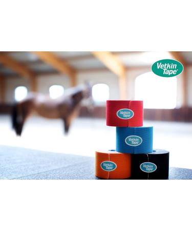 Vetkin Vetkintape Kinesiology Tape for Animals - 6cm x 5m | Strong Latex-Free Kinesiotape for Horses & Dogs | T V-Certified | 25% Stronger Adhesive - Buy Now! - Buy Online on GoSupps.com