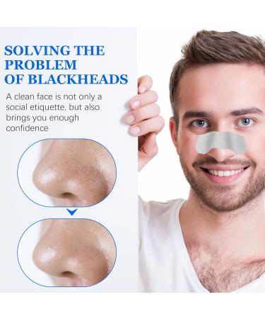 Tiuedu Blackhead Pore Strips - 70PCS Charcoal Nose Strips for Deep Cleansing & Instant Blackhead Removal | Natural Pore Cleaner for Men - Buy Online on GoSupps.com
