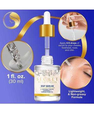EGF Serum with Derma Roller Kit - Anti Aging & Scar Treatment - Korean Skin Care Solution - Buy Online on GoSupps.com