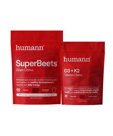 humanN SuperBeets Heart & D3 Chews