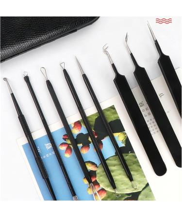 Kbqdkx A Cosmetic Acne 8 Sets of Face Care Set Stainless Steel to Acne Acne Tool Set - Buy Online on GoSupps.com