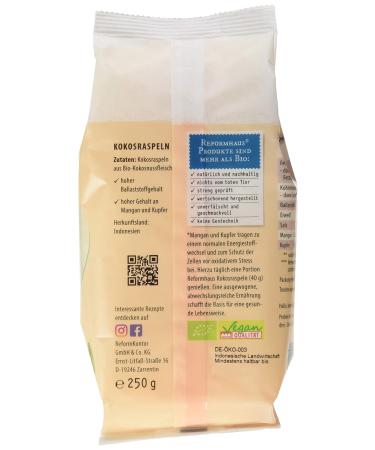Organic Coconut Flakes - Reformhaus 250g | Premium Quality International Shipping - Buy Online on GoSupps.com