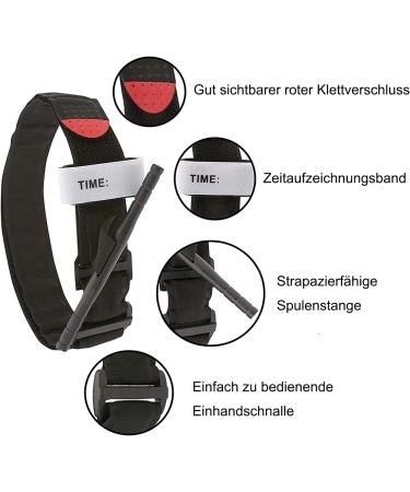 Feloyal Tourniquet - Tactical Accessories & Emergency Set for Hunting Hiking & Severe Outdoor Emergencies - Blood Loss Control - Black Tourniquet - Buy Online on GoSupps.com