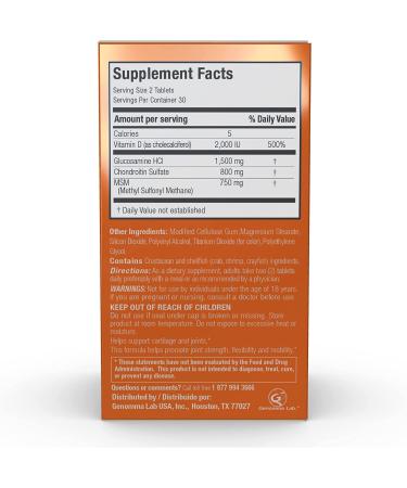 XRay Triple Action Joint Health Supplement with Vitamin D - 60 Count - Buy Online on GoSupps.com