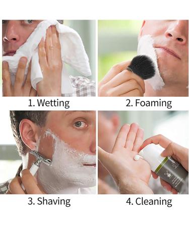 Premium Men's Razor Brush - Black Roof Hair | Ideal for Beard & Salon Use | Professional Facial Cleaning Tool - Buy Online on GoSupps.com