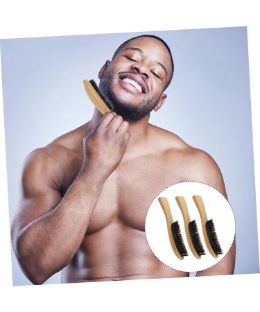 Minkissy 3PC Beard Care Tools - Wooden Bartbrush & Cleaning Comb for Men | Premium Male Grooming Accessories - Buy Online on GoSupps.com