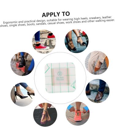 Buy LIFKOME 400 Pcs Anti-Abrasion Heel Stickers - Invisible Heel Protectors for Loose Shoes | Foot Heel Patches & Shoe Grips | Assorted Colors | International Shipping - Buy Online on GoSupps.com