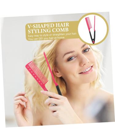 HAPINARY Hair Styling Comb Clipon Vshaped Design Hair Straightener And Rosy - Buy Online on GoSupps.com
