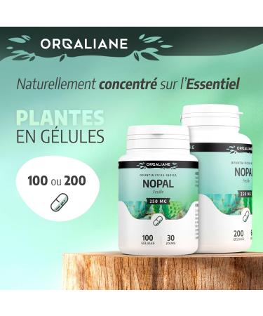 Nopal 250 mg - 200 capsules - Orgaliane - Buy Online on GoSupps.com